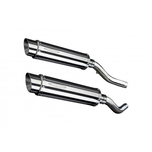 Delkevic slip-on kit Round RVS 350mm - Z1000 (2003-2006)