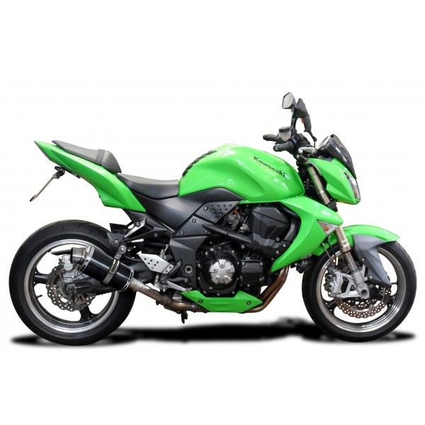 Delkevic slip-on kit Oval Carbon 225mm - Z1000 (2007-2009)