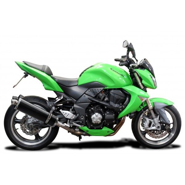 Delkevic slip-on kit Oval Carbon 450mm - Z1000 (2007-2009)