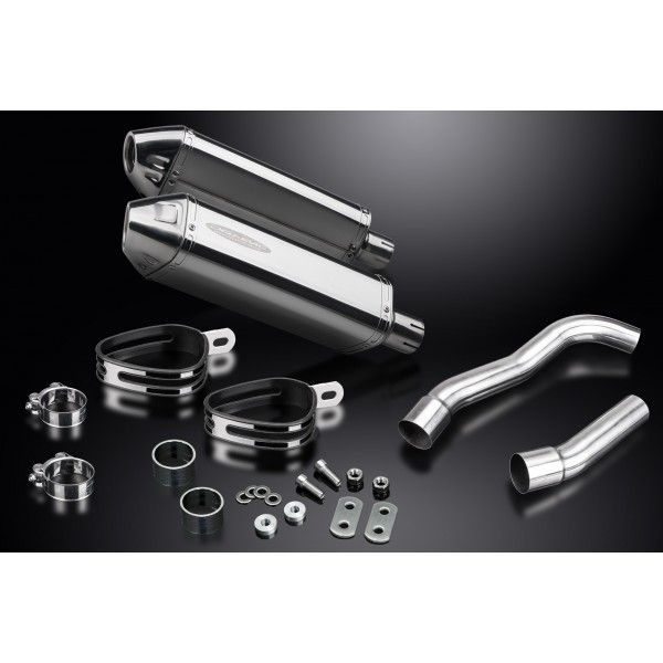 Delkevic slip-on kit Tri-Oval RVS 320mm - Z1000 (2007-2009)