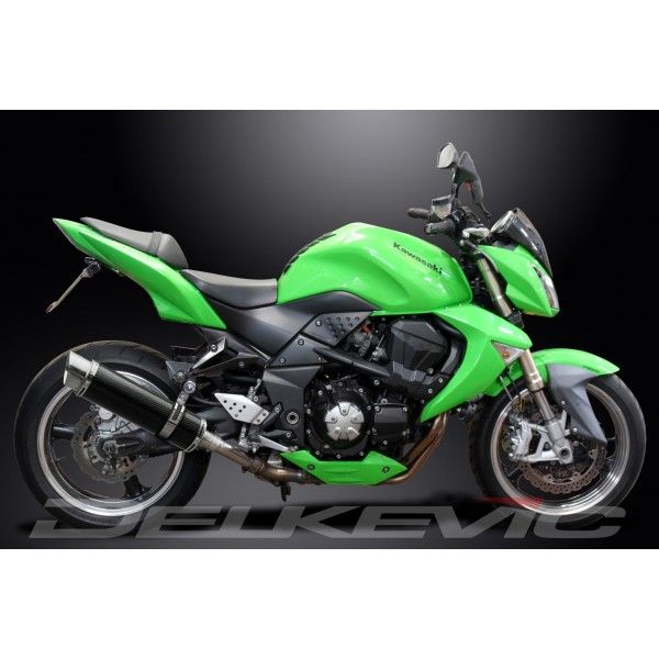 Delkevic slip-on kit Round Carbon 350mm - Z1000 (2007-2009)