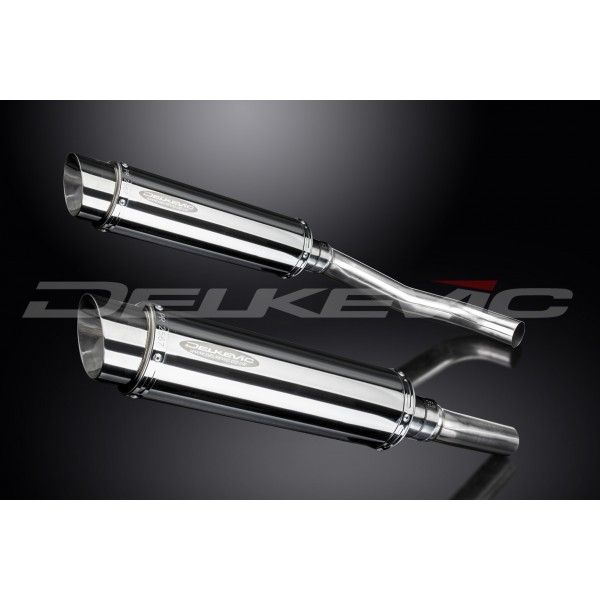 Delkevic slip-on kit Round RVS 350mm - Z1000 (2007-2009)