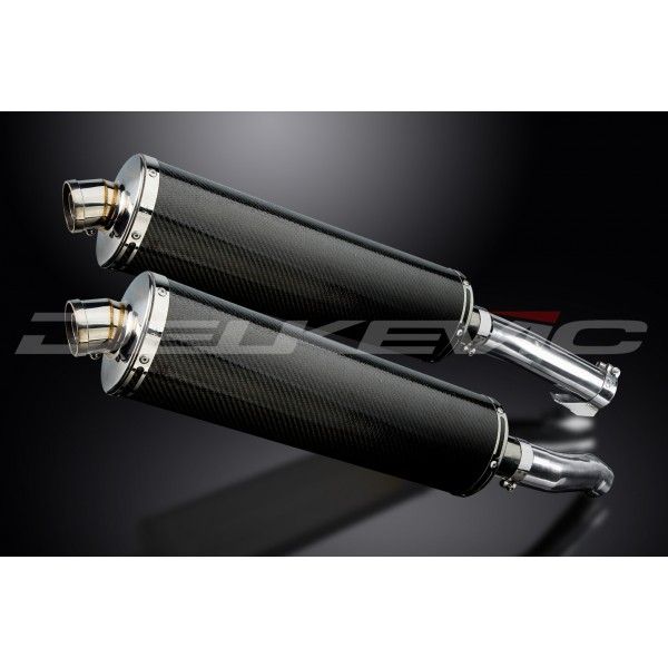 Delkevic slip-on kit Oval Carbon 450mm - Z1000 (2010-2020)