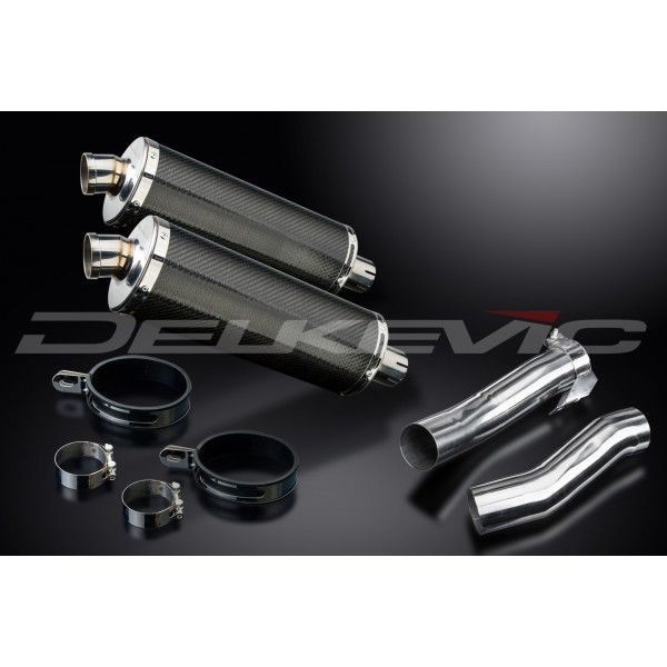 Delkevic slip-on kit Oval Carbon 350mm - Z1000 (2010-2020)