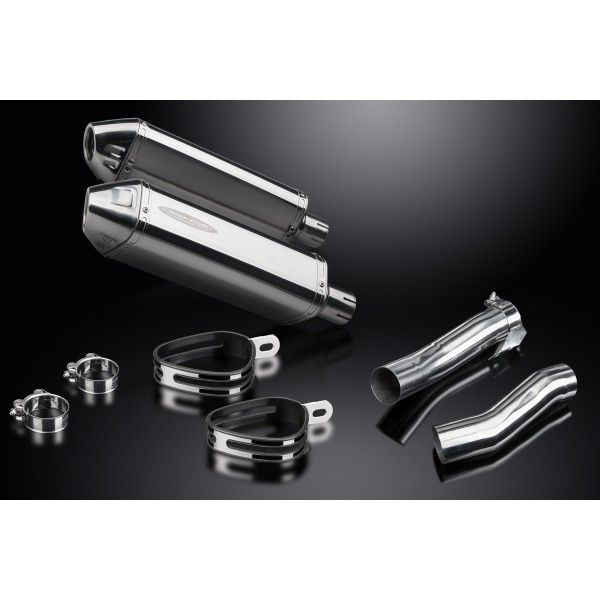 Delkevic slip-on kit Tri-Oval RVS 320mm - Z1000 (2010-2020)