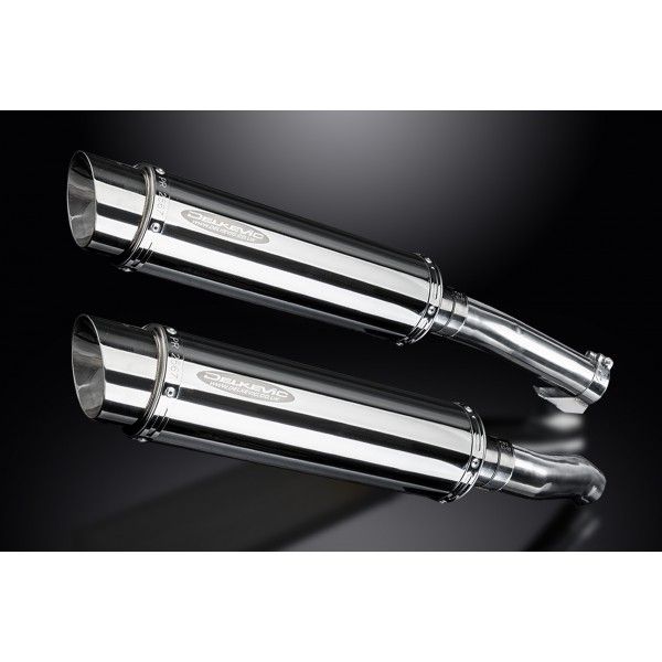 Delkevic slip-on kit Round RVS 350mm - Z1000 (2010-2020)