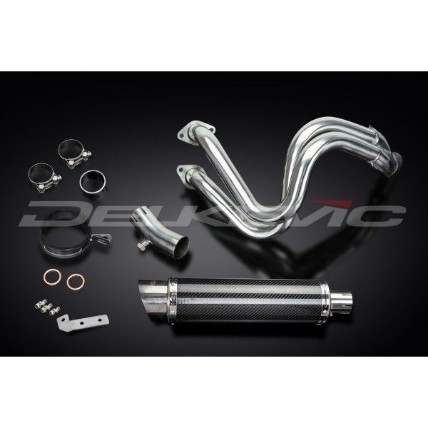 Delkevic volledig systeem Round Carbon 350mm - KLE650 VERSYS (2015-2020)