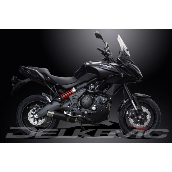 Delkevic volledig systeem Round Carbon 350mm - KLE650 VERSYS (2015-2020)