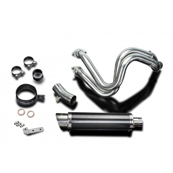 Delkevic volledig systeem Round Carbon 350mm - KLE650 VERSYS (2015-2020)