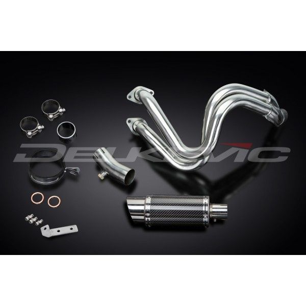 Delkevic volledig systeem Round Carbon 200mm - KLE650 VERSYS (2015-2020)