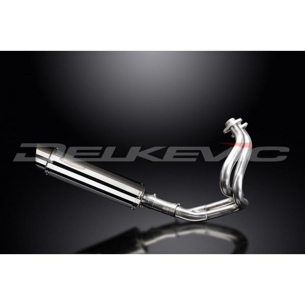 Delkevic volledig systeem Round RVS 350mm - KLE650 VERSYS (2015-2020)