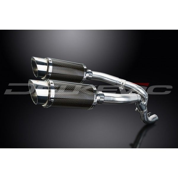 Delkevic slip-on kit Round Carbon 200mm - ZX-10R NINJA (2006-2007)