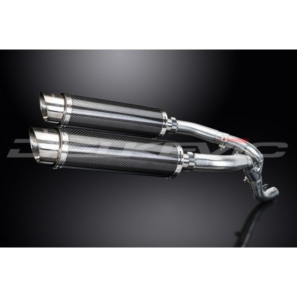 Delkevic slip-on kit Round Carbon 350mm - ZX-10R NINJA (2006-2007)