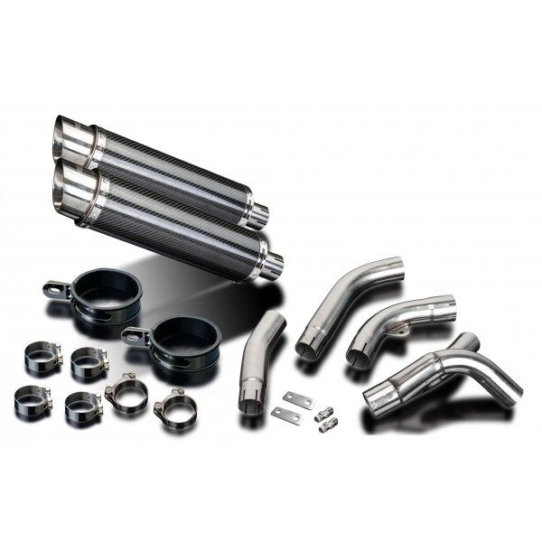 Delkevic slip-on kit Round Carbon 350mm - ZX-10R NINJA (2006-2007)