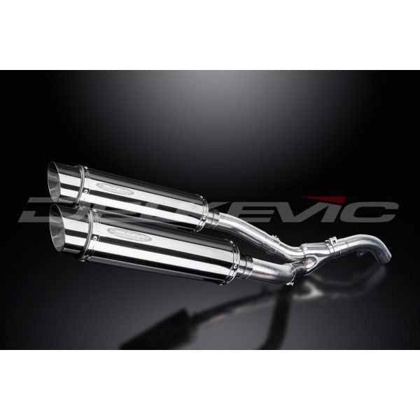 Delkevic slip-on kit Round RVS 350mm - ZX-10R NINJA (2006-2007)