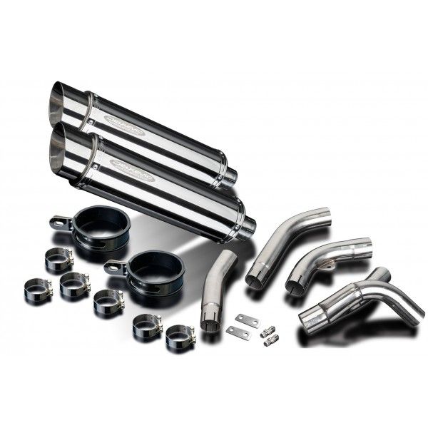 Delkevic slip-on kit Round RVS 350mm - ZX-10R NINJA (2006-2007)