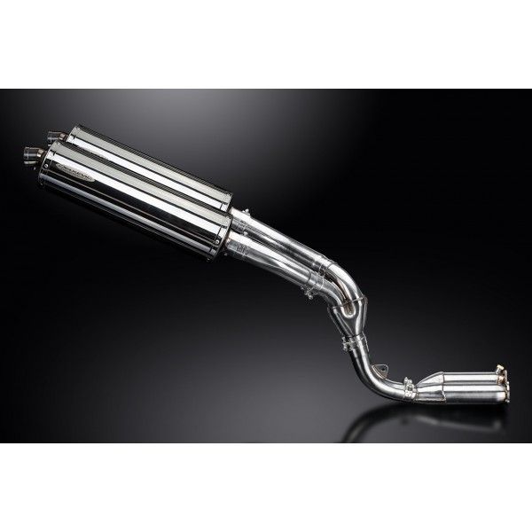 Delkevic slip-on kit Oval RVS 450mm - ZX10R 06-07 DECAT