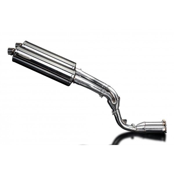 Delkevic slip-on kit Oval RVS 450mm - ZX10R 06-07 DECAT