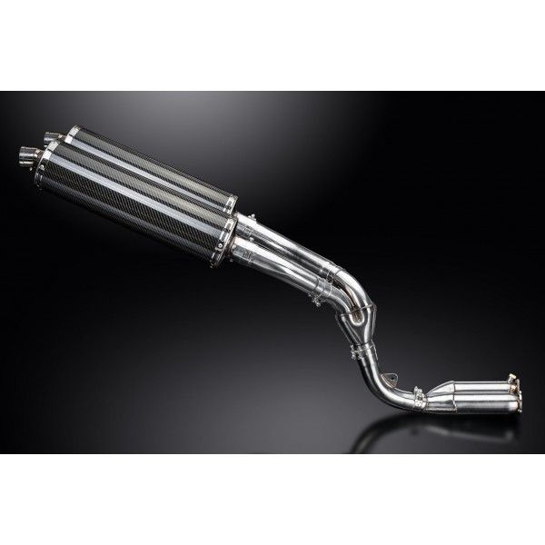 Delkevic slip-on kit Oval Carbon 450mm - ZX10R 06-07 DECAT