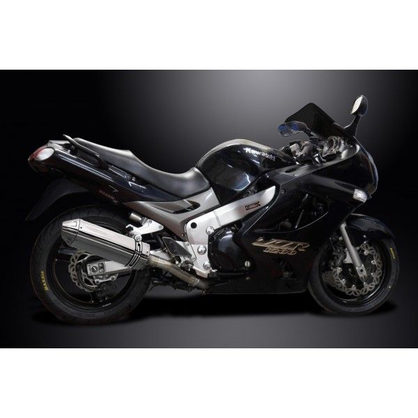 Delkevic slip-on kit Tri-Oval RVS 320mm - ZZR1200 (2002-2005)