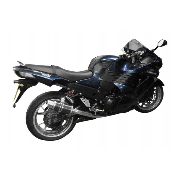 Delkevic slip-on kit Round Carbon 200mm - ZZR1400/ZX14 (2006-2007)