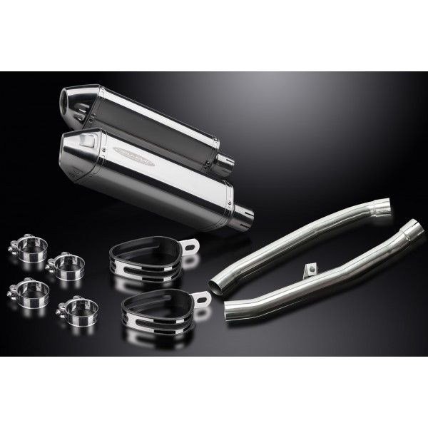 Delkevic slip-on kit Tri-Oval RVS 320mm - ZZR1400 (2012-2020)