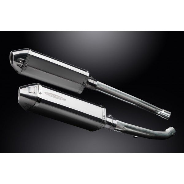 Delkevic slip-on kit Tri-Oval RVS 320mm - ZZR1400 (2012-2020)