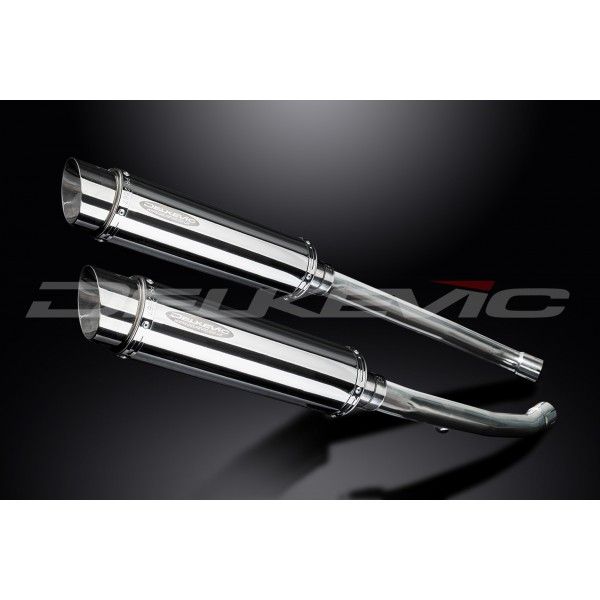 Delkevic slip-on kit Round RVS 350mm - ZZR1400 (2012-2020)