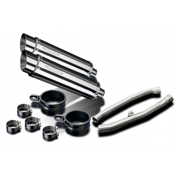 Delkevic slip-on kit Round RVS 350mm - ZZR1400 (2012-2020)