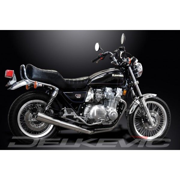 Delkevic volledig systeem Megaphone RVS 550mm - CSR1000 (KZ1000M) (1981-1982)