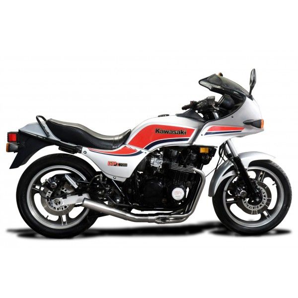 Delkevic volledig systeem Short Straight RVS 350mm - GPZ750 Uni-Trak (ZX750A)