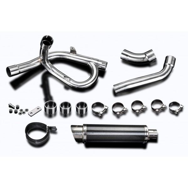 Delkevic slip-on kit Round Carbon 350mm - DL1000 V-STROM (2014-2020)