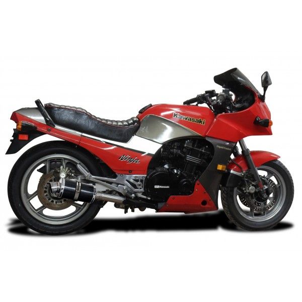 Delkevic slip-on kit Oval Carbon 225mm - GPZ900R ZX900A (1984-2003)