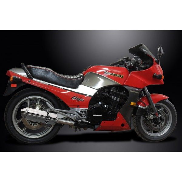 Delkevic slip-on kit Tri-Oval RVS 320mm - GPZ900R ZX900A (1984-2003)