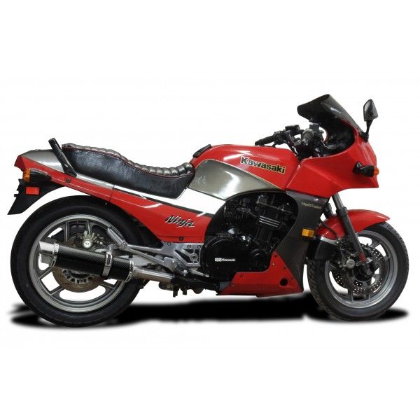 Delkevic slip-on kit Round Carbon 350mm - GPZ900R ZX900A (1984-2003)