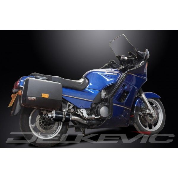 Delkevic slip-on kit Oval Carbon 225mm - GTR1000 (1986-2006)