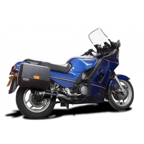 Delkevic slip-on kit Oval Carbon 225mm - GTR1000 (1986-2006)