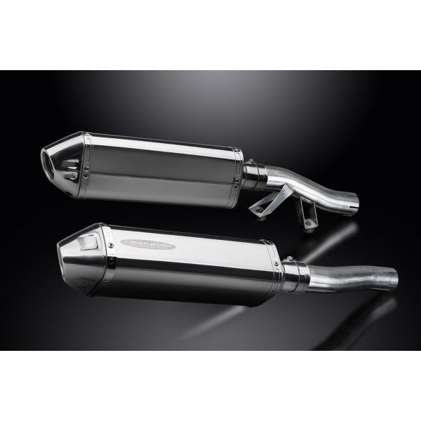 Delkevic slip-on kit Tri-Oval RVS 320mm - GTR1000 (1986-2006)