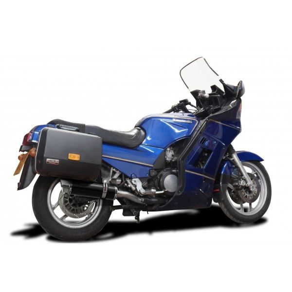 Delkevic slip-on kit Round Carbon 350mm - GTR1000 (1986-2006)