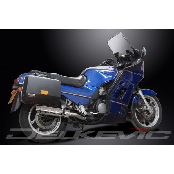 Delkevic slip-on kit Round RVS 350mm - GTR1000 (1986-2006)