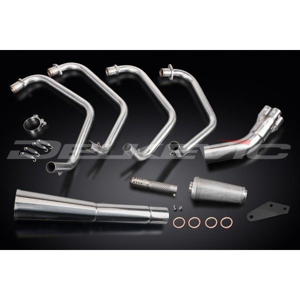 Delkevic volledig systeem Megaphone RVS 550mm - Z900/Z1 (1972-1976)