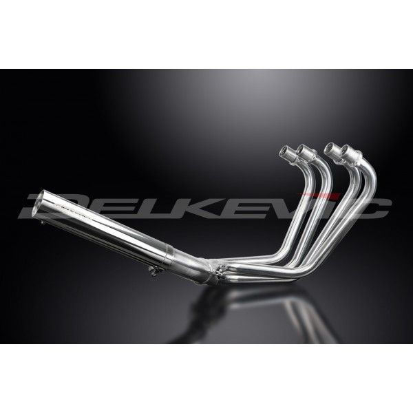 Delkevic volledig systeem Short Straight RVS 350mm - Z1000A1 A2 (1977-1978)