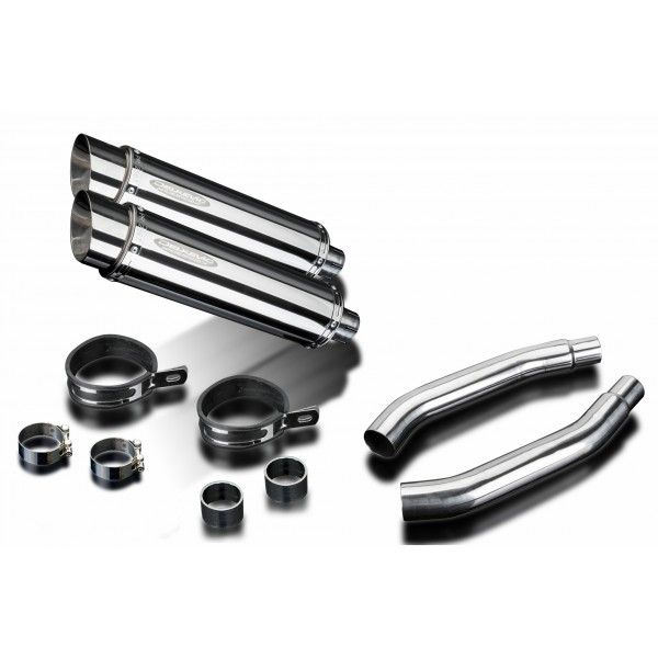 Delkevic slip-on kit Round RVS 350mm - GSX-R1100 (1989-1992)