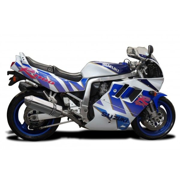 Delkevic slip-on kit Tri-Oval RVS 320mm - GSX-R1100 (1989-1992)