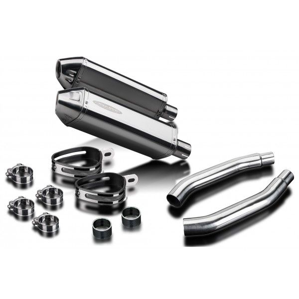 Delkevic slip-on kit Tri-Oval RVS 320mm - GSX-R1100 (1989-1992)