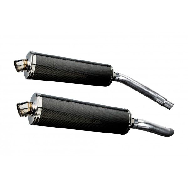 Delkevic slip-on kit Oval Carbon 450mm - GSX-R1100 (1989-1992)
