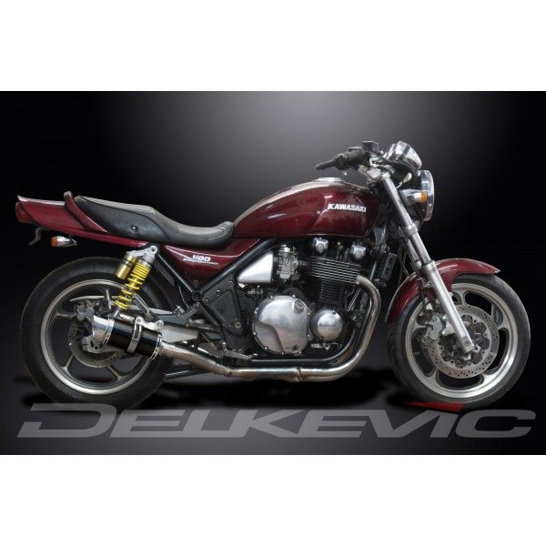 Delkevic slip-on kit Round Carbon 200mm - Zephyr 1100 ZR1100A(1992-1995)
