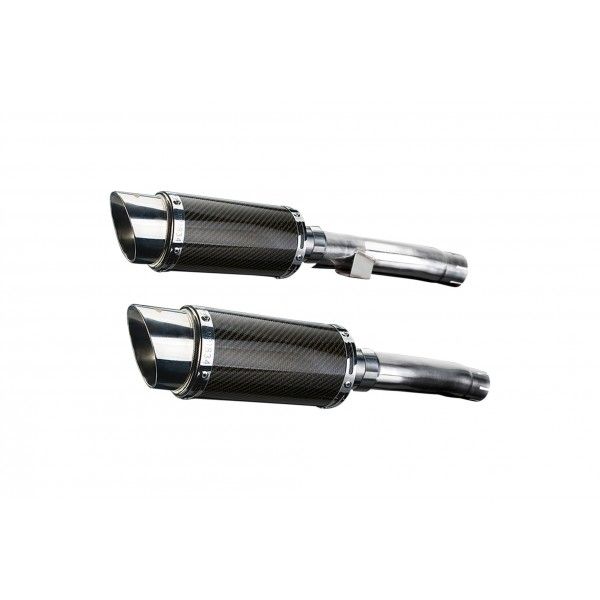 Delkevic slip-on kit Round Carbon 200mm - Zephyr 1100 ZR1100A(1992-1995)