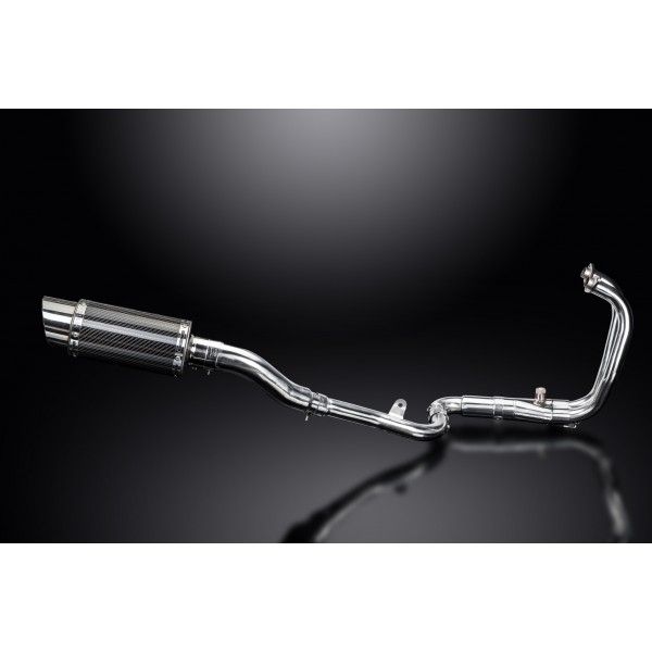 Delkevic volledig systeem Round Carbon 200mm - NINJA 300 (2013-2019)