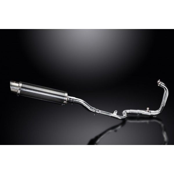 Delkevic volledig systeem Round Carbon 350mm - NINJA 300 (2013-2019)